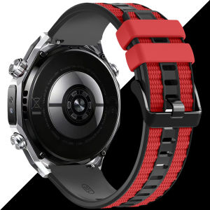 Watch Strap Suitable for Huawei Watch Ultimate 2 Soft Silicone Business-Style Replacement Strap for Huawei GT6 GT5 Pro 46mm Band