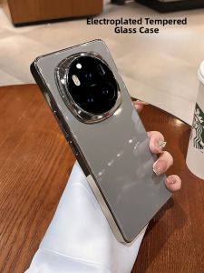 Honor Magic7 pro Glass Phone Case Men Women Style Full Lens Protection Anti Fall Durable Thin Bare Phone Feeling Huawei Compatible