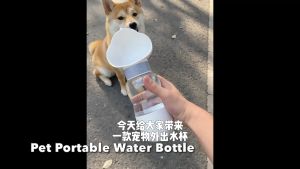 P&C Pet Portable Water Bottle Pet Water Bottle Outdoor Feeder Cup for Dog Cat Botol Air Minuman Anjing Kucing 宠物随行杯外出水壶