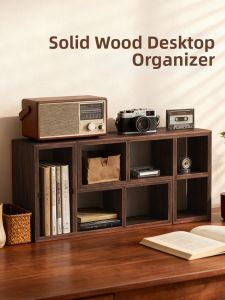MUYI | Chinese Style Book and Cup Storage Shelf