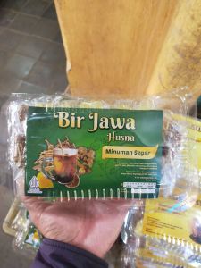 Bir Jawa Husna - bir Jawa Jogja - bir pletok - isi 10 - original Jogja - mencegah dan mengobati masuk angin - meningkatkan imunitas