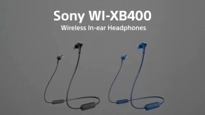 Earphone Sony WI-XB400 Wireless in-ear Extra Bass Battery Up to 15h With Microphone For Android & IOS - Black/ SONY Headset