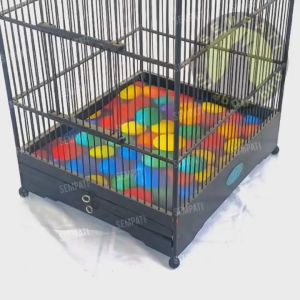 SEMPATI Karpet Sangkar Kotak Motif Bola Bahan Spon Lapis Karpet Motif Bola 3d 3 Dimensi Alas Tatakan Kotoran Dasar Lantai Bawah Sangkar Kandang Burung Kacer Kenari Cucak Ciblek