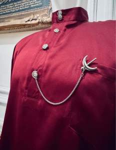 SET BUTANG BAJU MELAYU KANCING KHAS BULAN BINTANG FREE BOX