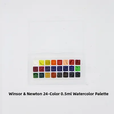 Portable 24 Color Watercolor Paint Set for Beginners