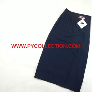 🔸Kain Kurung Sekolah Rendah Biru Tua Kain LICIN KOSHIBO BIRU GELAP MUSLIMAH Skirts School Uniform BLACK CAT TAIPING BC010