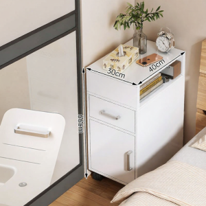 GUANGMANZHI | Ultra-thin Simple Nightstand Storage Cabinet