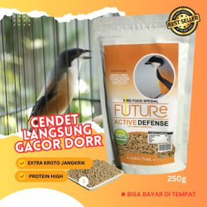 pakan burung spesial untuk cendet extra jangkrik kroto bikin tambah gacor rajin berkicau future 250g