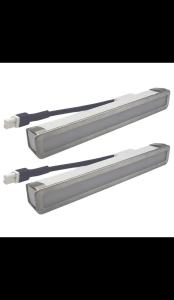 2-Pack Stainless Steel 170mm Range Hood Light 1.5W 220V 230V 240V Not 12V Gas Stove Smoke Exhaust Light Lamp Warm White 3000K