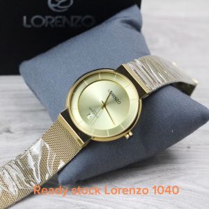 Jam tangan Pria Lorenzo 1040M tali pasir tanggal aktif original
