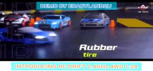 High-Speed RC Drift Car Model 1:24 Scale Remote Control Drift Racing AE86 GTR Honda Subaru Bugatti Toy Vehicle