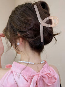 ฤดูร้อนสดเยลลี่ผมสีชมพู Claw ขนาดใหญ่ Universal คลิปผมสมองกลับตกแต่งผม Headwear Barrette คลิป