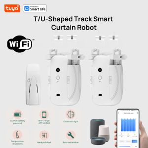 Tuya Smart WiFi Curtain Robot (with gateway)APP Remote ControlVoice ControlIncluded accessories for T/U curtain tracks