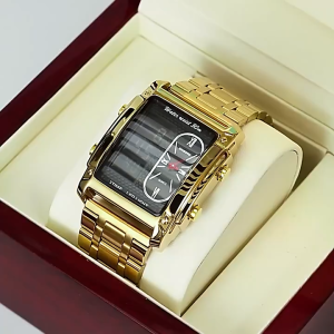 SCG - J98 Jam Tangan Fashion Pria Formal Mewah Analog Tampilan Led Stainless Stell Tahan Air Goresan Model Terbaru Jam Pria Keren Terpopuler Jam Tangan Pria Dewasa Jam Tanga Pria Murah Jam Tangan Pria Import Jam Tangan Pria Terkini Jam Tangan Pria Korea