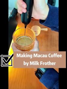 Powerful Wireless Portable Handheld Mini Milk Frother Handheld Foam Maker For Lattes
