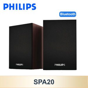 Original Philips SPA20 Bluetooth Speaker 360 Degree Surround Sound Wireless and Wired Connect for PC Computer Smartphone Laptop