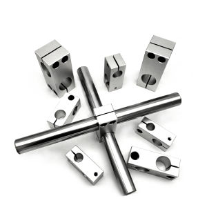 Pillar Fixing Clamp Vertical Fixed Diameter Fastening Aluminum Alloy Optical Axis Cross Block Steel Pipe Bracket Single screw