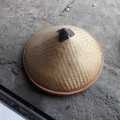 Topi Caping Petani Bahan Kulit Bambu. 