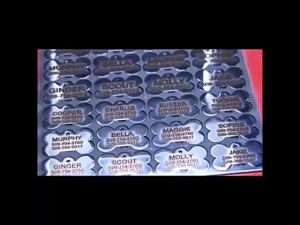 Personalized Pet ID Tags: Cat Dog Tags Pendant & Durable Accessories