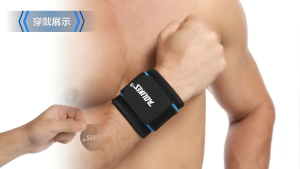 Pelindung Pergelangan Tangan Gym Premium Biru Terbaru Deker Decker Dekker WristBand