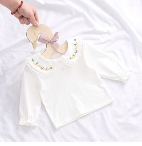 Girls Knitted Cardigan Newborn Baby Sweater Pure Cotton Princess Western Style Small Coat Baby Outwear Korean Spring and Autumn Clothing