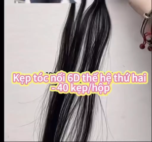 <KKT>  Hàng Chính Hãng - Khóa Xếp 6D Thế Hệ 2 - Bộ Kẹp Chuyên Dụng Để Tháo Lắp Tóc Nối Không Để Lại Vết Tích