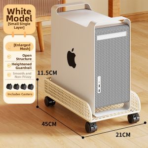 Moveable Multi-level Desktop Computer Shelf