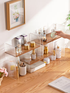Transparent Acrylic Cosmetic Storage Box Desktop Simple Luxury Large Capacity Multi-layer Skincare Product Organizer
