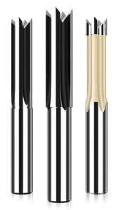 HUHAO | H Dao Phay Gỗ UHAO 4 Cạnh Mũi Dao Bào Rãnh Đường Kính 12.7mm Đầu Mài Bằng Cacbua Dùng Cho Việc Ghép Nối Và Tạo Rãnh Chính Xác