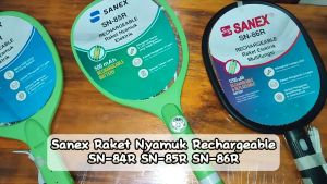 Sanex Raket Nyamuk SN-85R Rechargable/ Rakewt Listrik / Raket Nyamyuk Murah / Raket Pengusir ny7amuk / Raket Nyamuk Kawatat / raket Cargeran/ Raket Komplit / Raket Nyamuk dan senter / Raket Pembasmi Serangga / Raket listrik ori / Raket Tangan/ Raket Besar