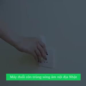 Máy đuổi trùng bằng sóng siêu âm an toàn cho bé
