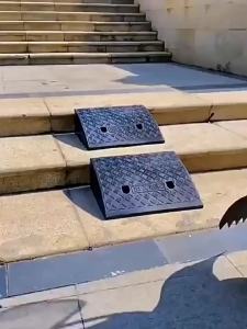 MENGMIAN | Rubber Solid Thickened Step Ramp Pad