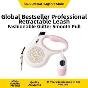 FIDA | Shiny Rhinestone Series Automatic Retractable Pet Leash for Small Dogs