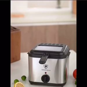 NỒI CHIÊN NHÚNG ĐIỆN ĐA CHỨC NĂNG CÓ THỂ ĐIỀU CHỈNH NHIỆT "BAHAMAR" Có 3 lớp cách nhiệt bảo vệ Bên ngoài lạnh và nóng bên trong 3 lớp cách nhiệt và chống dính bảo vệ an toàn