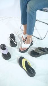 Sara NARITA Sandal Wedges Wanita sandal platform wanita sandal jepit empuk terbaru