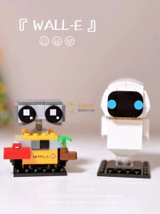 Eva And Wall-E Robot Assembly Toy Building Blocks Gift Wall-E Magnetic Tile Plastic Model Suitable for All Ages Male And Female
