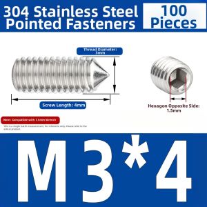 Yi Se Dian Zi | Stainless Steel Sharp Fixing Headless Screw