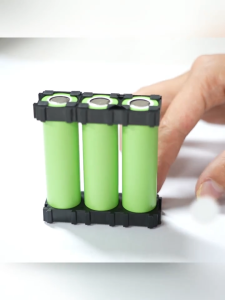 ที่ยึดแบตเตอรี่ 18650 แบตเตอรี่ลิเธียมไอออน 18650 สำหรับ DIYที่แพ็คแบตเตอรี่