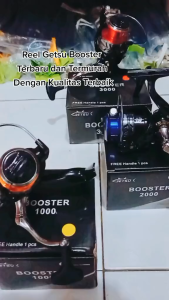 Reel Pancing Getsu Booster 1000 & 2000 (9+1 Bearing) Bonus Handle One Way - Engkus Fishing