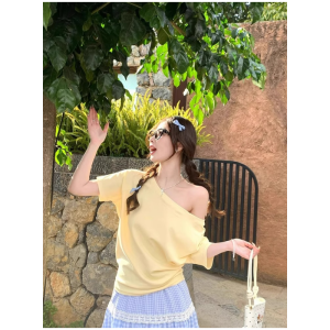 HUOLISI | Elegant Casual Off-Shoulder Tshirt