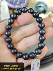 Natural High Grade Russia Shungite Crystal Beads Bracelet SH02 #Shungite #ShungiteBracelet #Naturalcrystal #CrystalBracelet