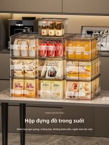 Kaman | Hộp Lưu Trữ Trong Suốt Cho Đồ Ăn Vặt Và Đồ Linh Tinh Tại Nhà Và Bếp