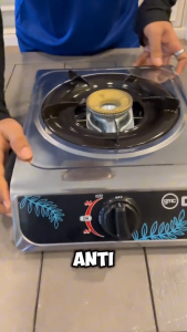 GMC 111 Kompor Gas 1 Tungku Body Stainless Steel Kuat Bunner Kuningan + SELANG REGULATOR