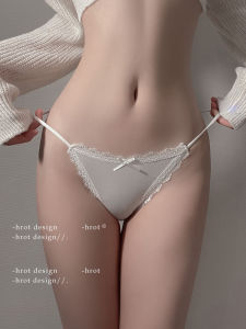 กางเกงชั้นในสตริงแบบซิลค์ไอซ์ น่ารักเซ็กซี่ทรงสามเหลี่ยม