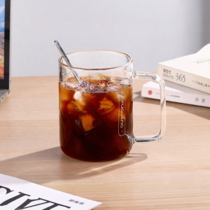 FUGUANG | แก้วแก้วใสสำหรับสำนักงานและชงชา มีสเกลวัด