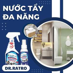 COMBO DR.NATRO VỚI NƯỚC ION TỪ TRƯỜNG ĐÁNH BAY MỌI VẾT DẦU MỠ CỨNG ĐẦU TẶNG KEM NHÁM CHÀ NỒI