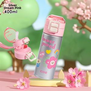 CILLE | Child School-use Insulated Bottle 316 Stainless Steel Straw Cup