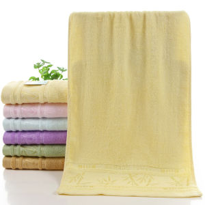 Set of 2 Towel Sets Premium Bamboo Fiber Bathroom Luxury Hand Face Towel Sets Hotel & Spa Towels for Bathroom Toallas De Baño
