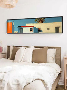 YASISHA | Dopamine Aesthetic Red Architecture Decoration Painting