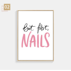 Modern Minimalist Beauty Salon Decorative Painting Eyelash Makeup Poster Bedroom Wall Art Abstract Spray Painted Oil Canvas